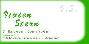 vivien stern business card